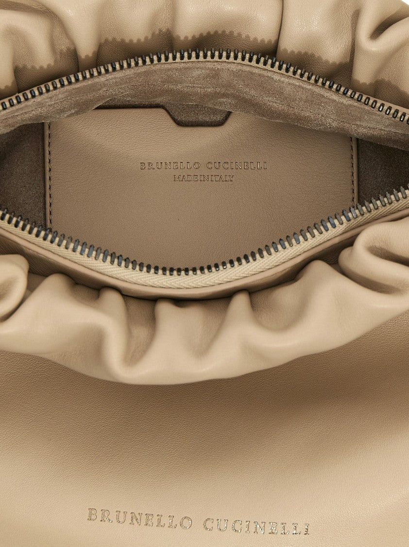 Brunello Cucinelli 'Hobo Brioche' Crossbody Bag