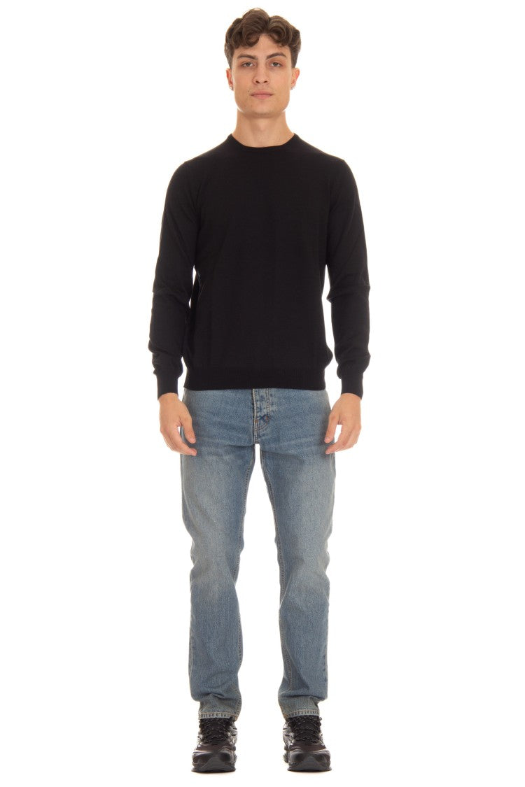 Barba Extrafin Virgin Wool Crewneck Sweater