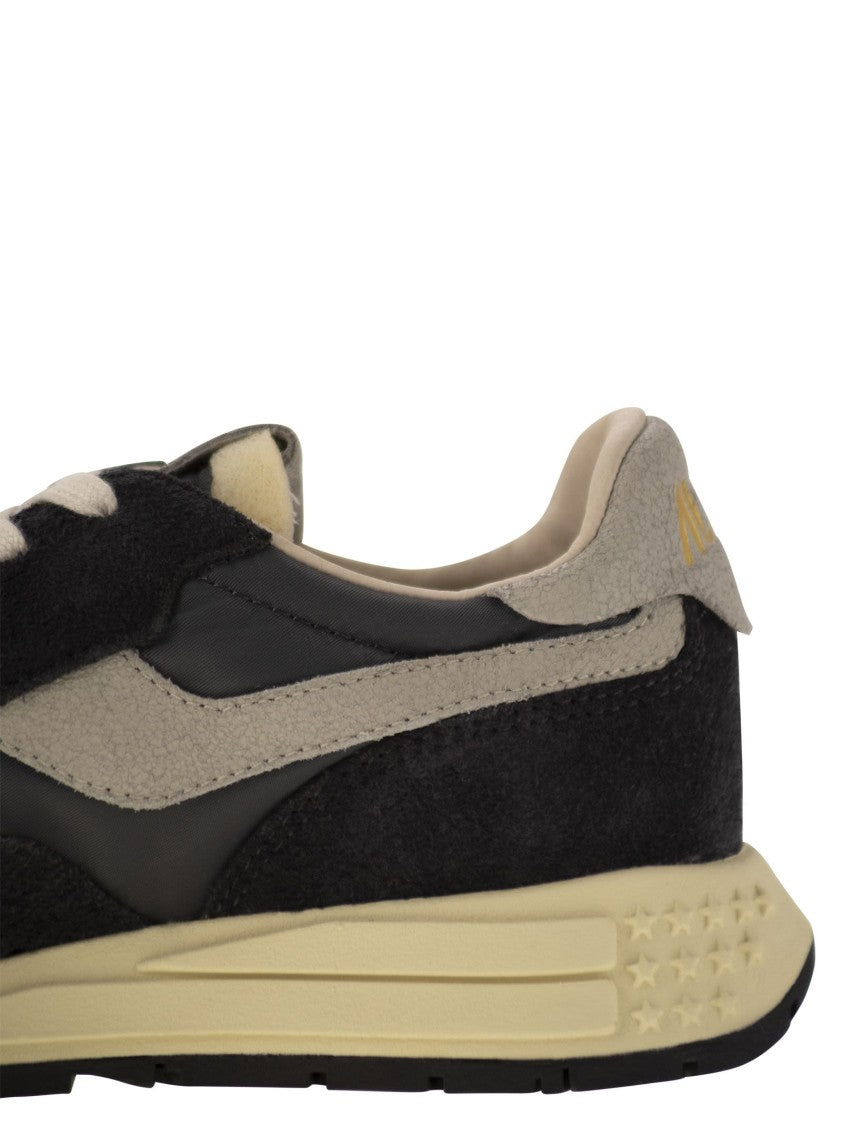 Autry Reelwind - Suede And Technical Textile Trainer