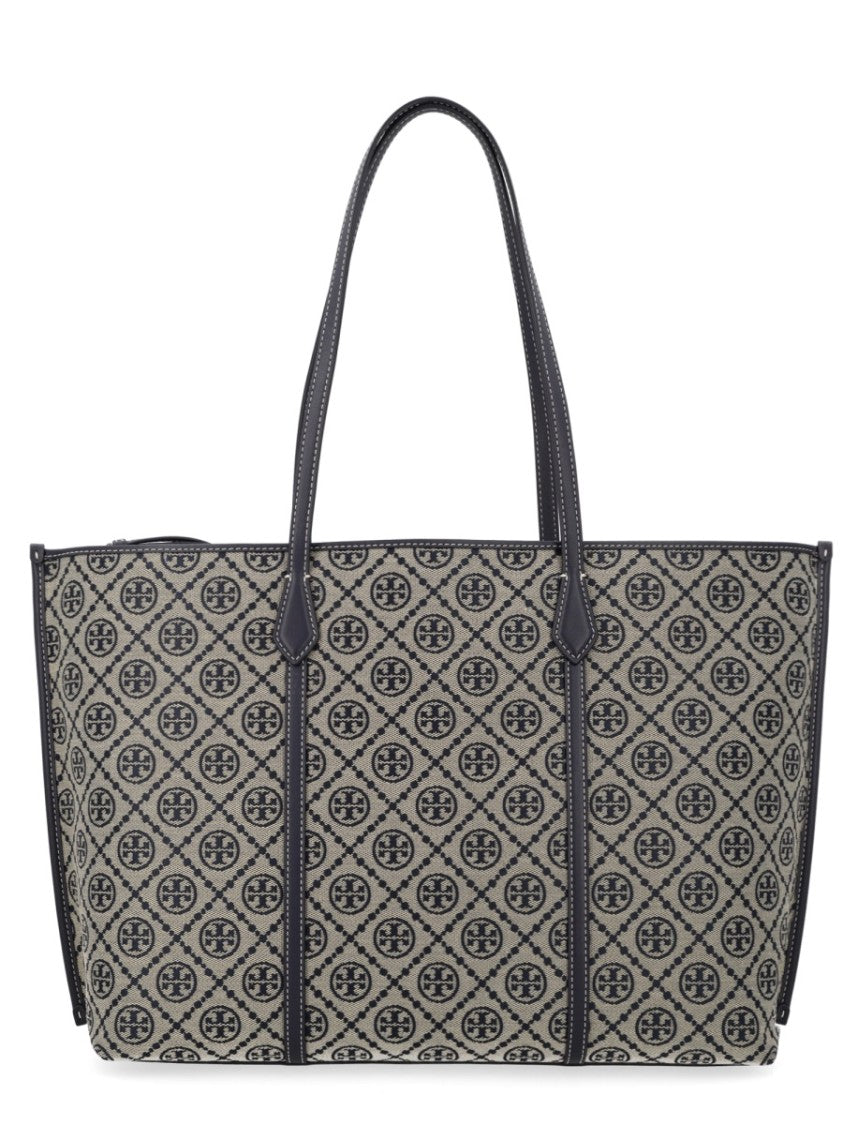 Tory Burch Geometric Patterned Tote Bag With Structured Silhouette