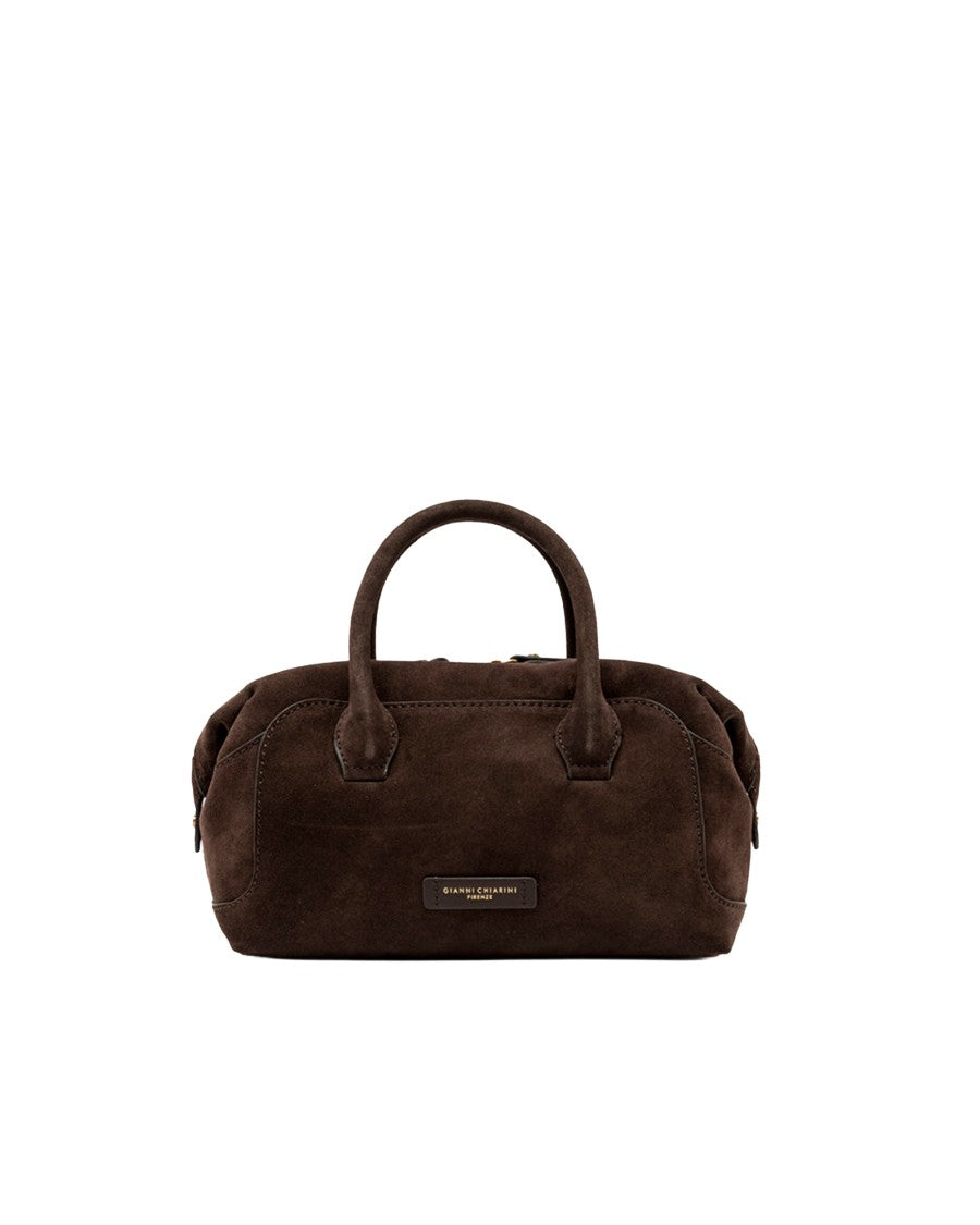 Gianni Chiarini Moka Gemma Suede Handbag