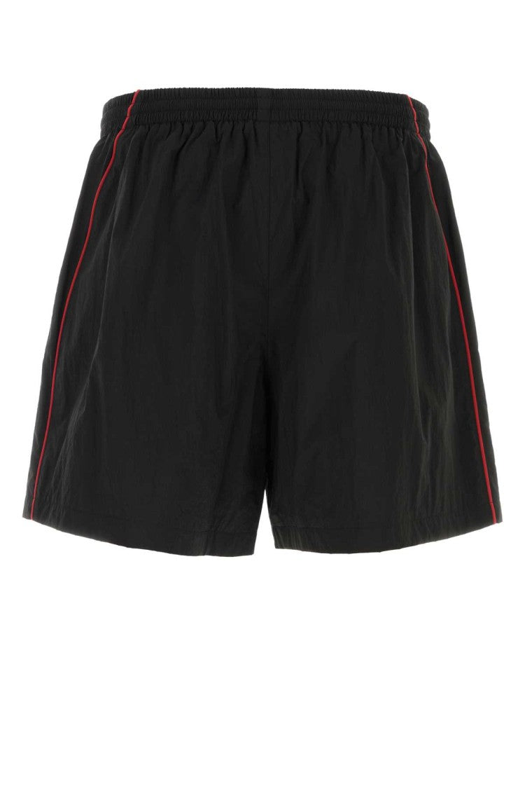Balenciaga Black Nylon Bermuda Shorts