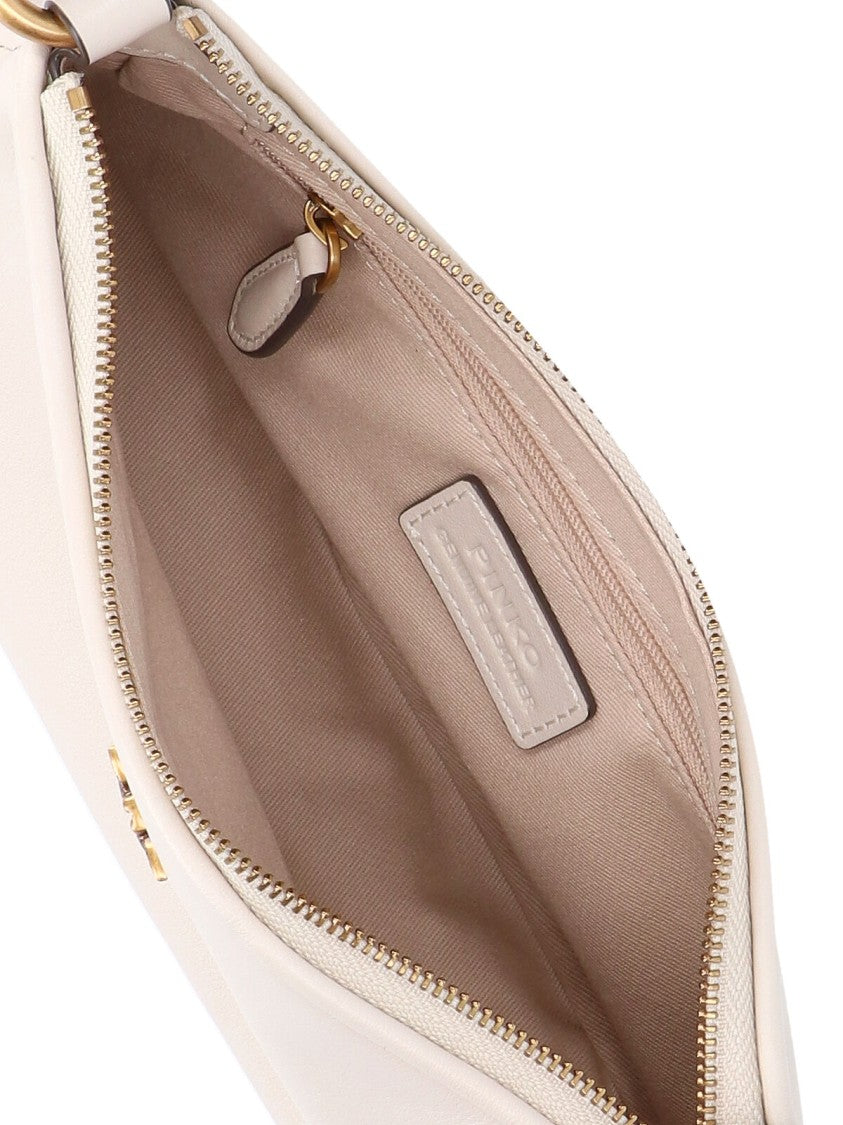 Pinko Mini Shoulder Bag – White