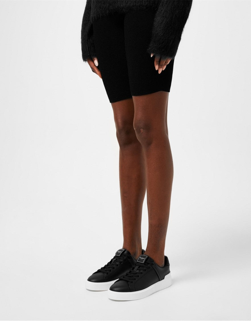 Balmain B Court Logo Low Top Sneakers