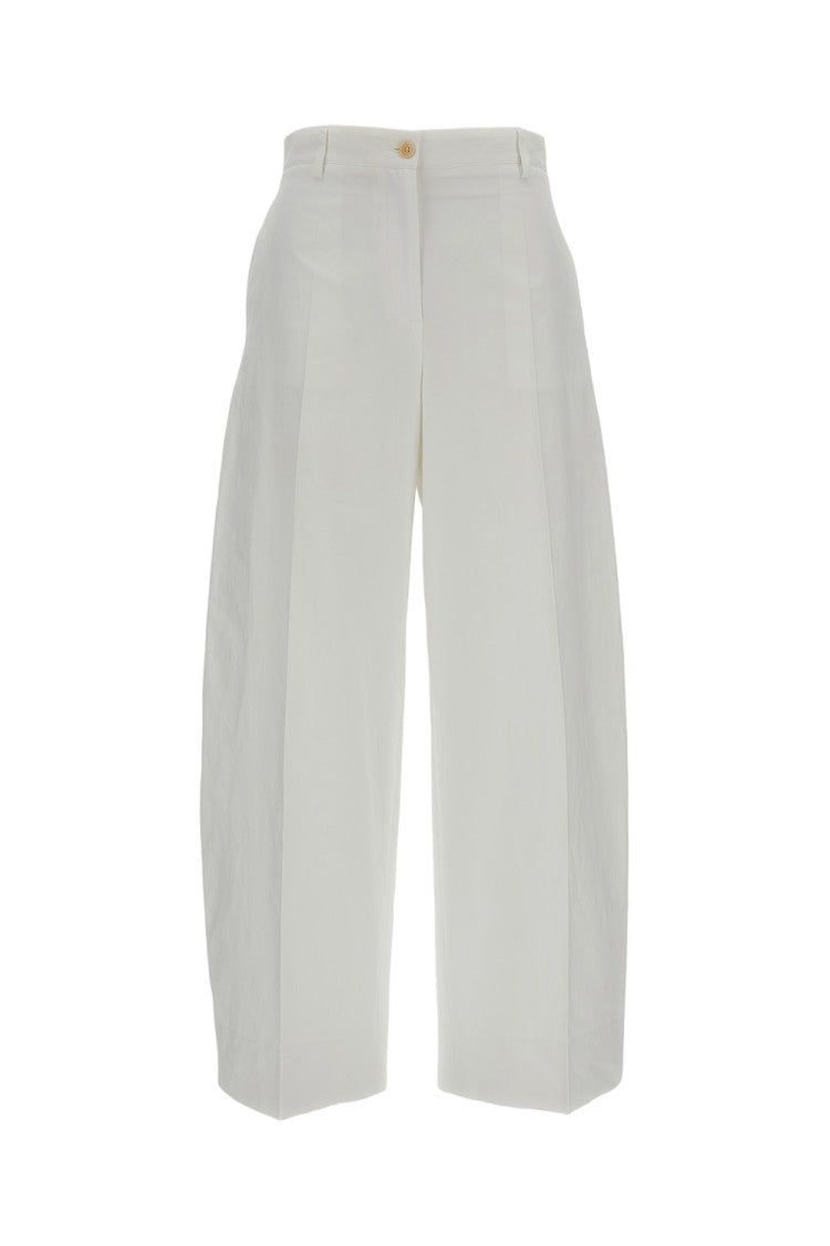 Alberto Biani Wide-Leg Cotton Trousers