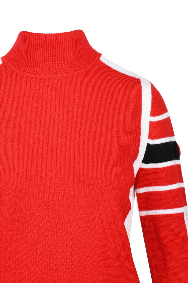 Bogner Virgin Wool Turtleneck - Red