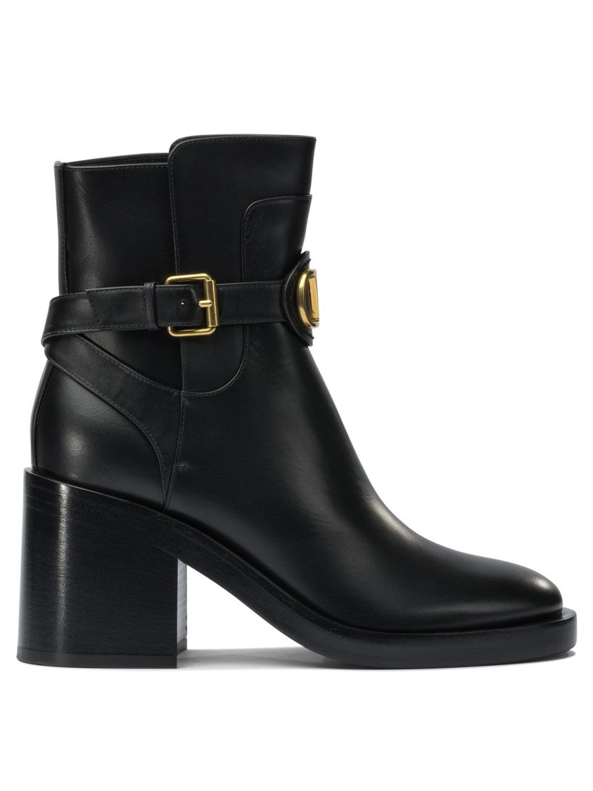 Valentino Garavani "Vlogo Signature" 70Mm Ankle Boots