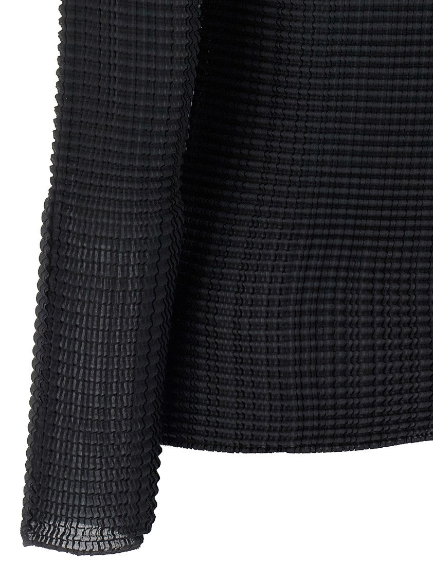 Issey Miyake Wooly Pleats' Blouse