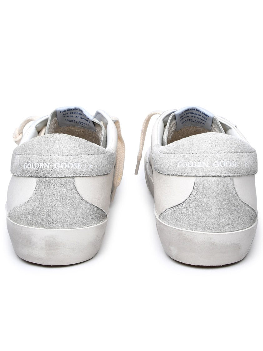 Golden Goose White Leather Sneakers