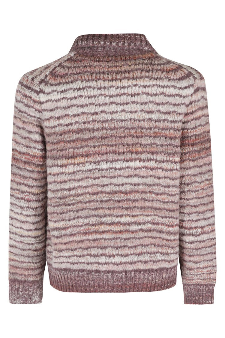Roberto Collina Ml Multicolor Jacquard Cardigan