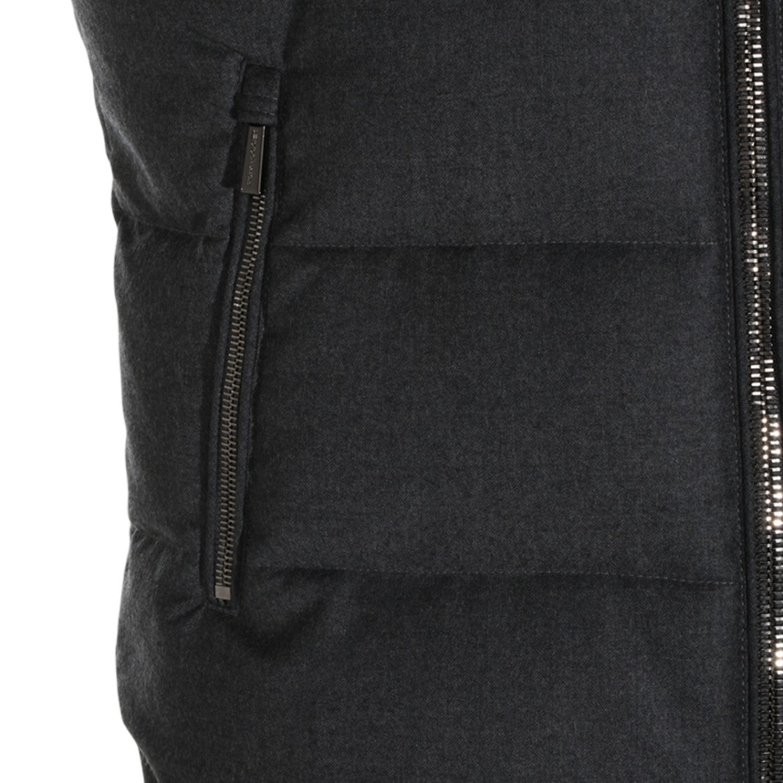 Moorer Sleeveless Padded Vest With Detachable Hood