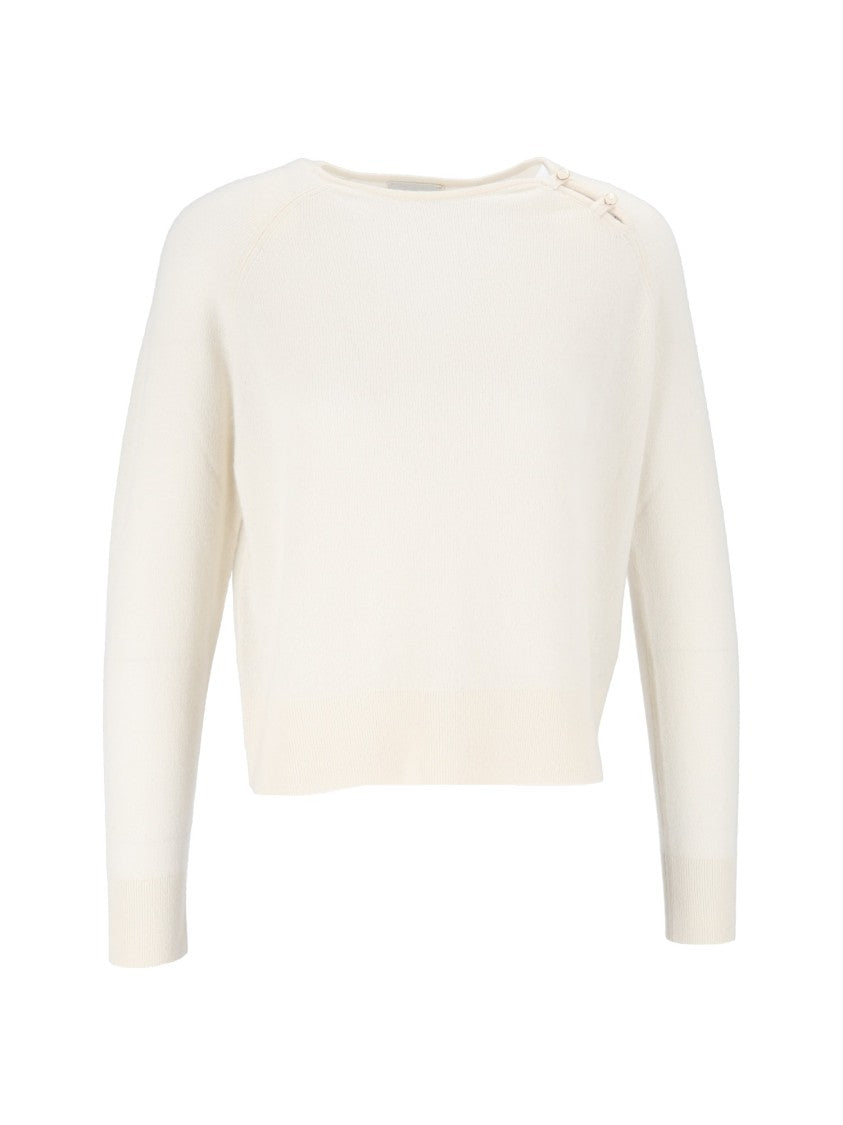 Forte Forte Gauze Wool Cashmere Blend Crewneck Sweater