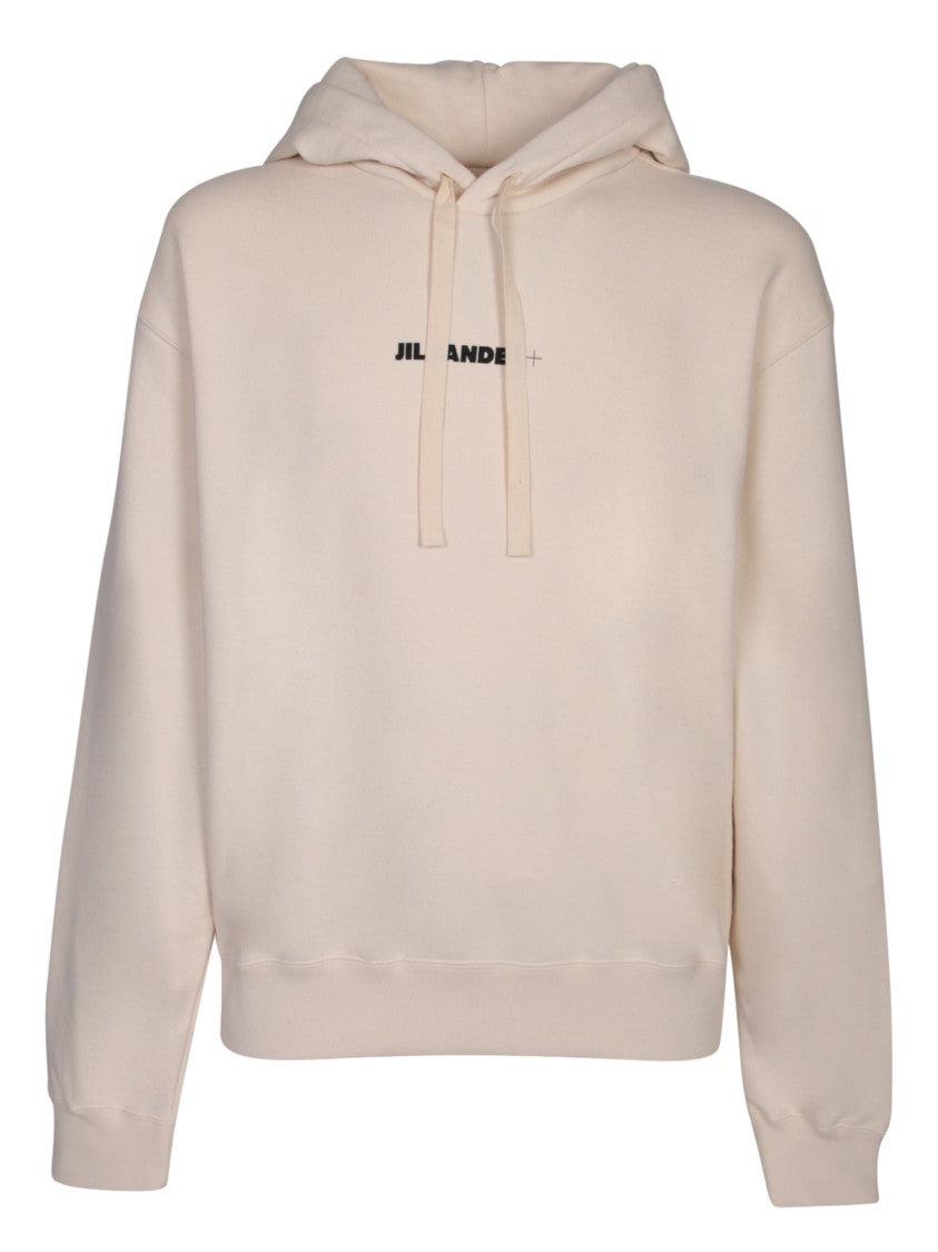 Jil Sander Beige Hooded Sweatshirts