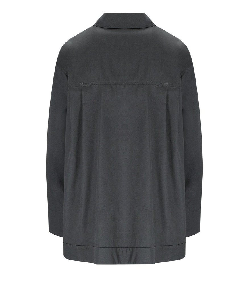 Max Mara Abano Cotton Long Sleeve Blouse