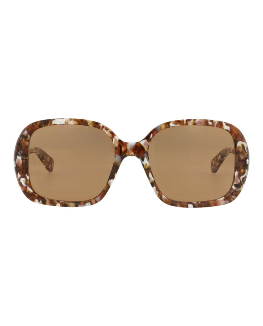 Chloé Square-Frame Sunglasses In Recycled Acetate