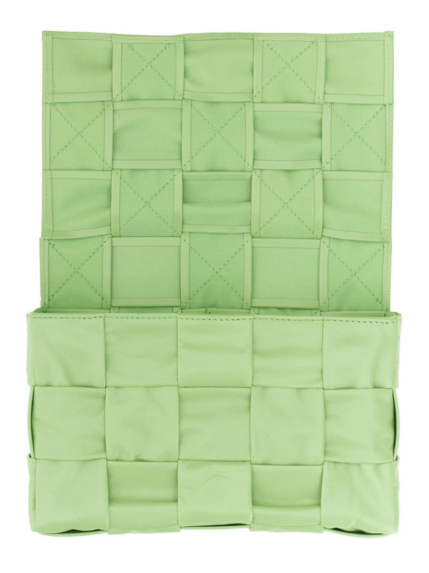 Bottega Veneta Compact Rectangular Shoulder Bag With Adjustable Strap