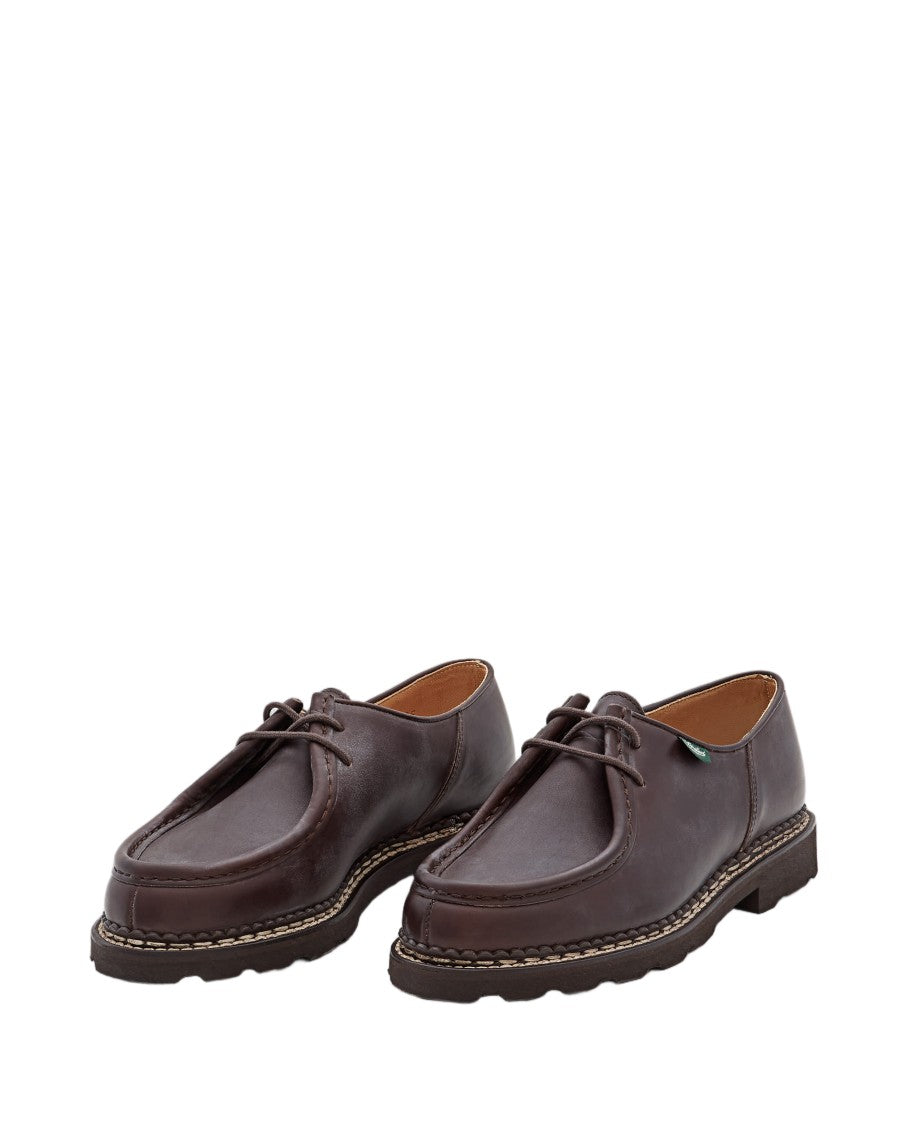 Paraboot Lace-Up Derby Shoes In Vegetable-Tanned Leather