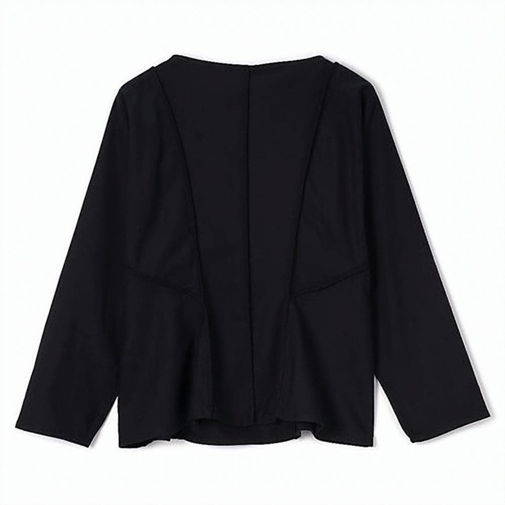 Baserange Long-Sleeved Deep V-Back Top