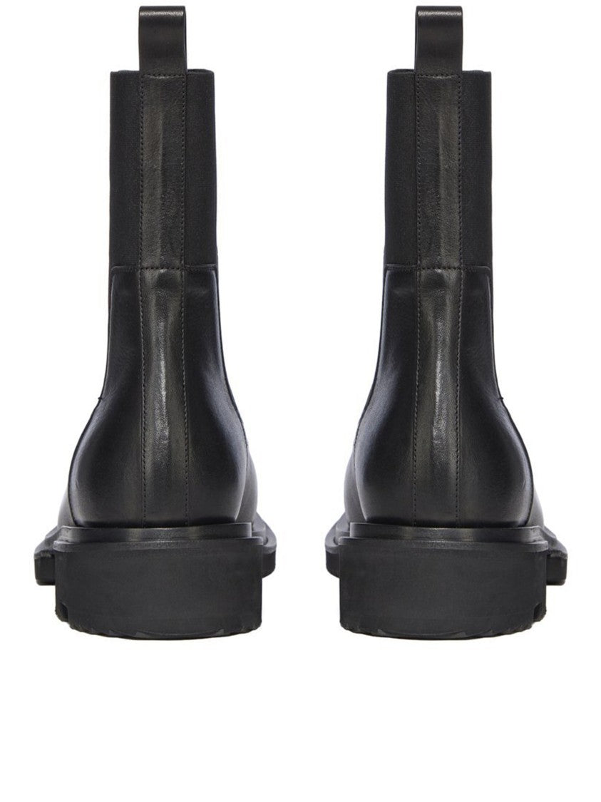 Rick Owens Matte Black Beatle Gabe Boots