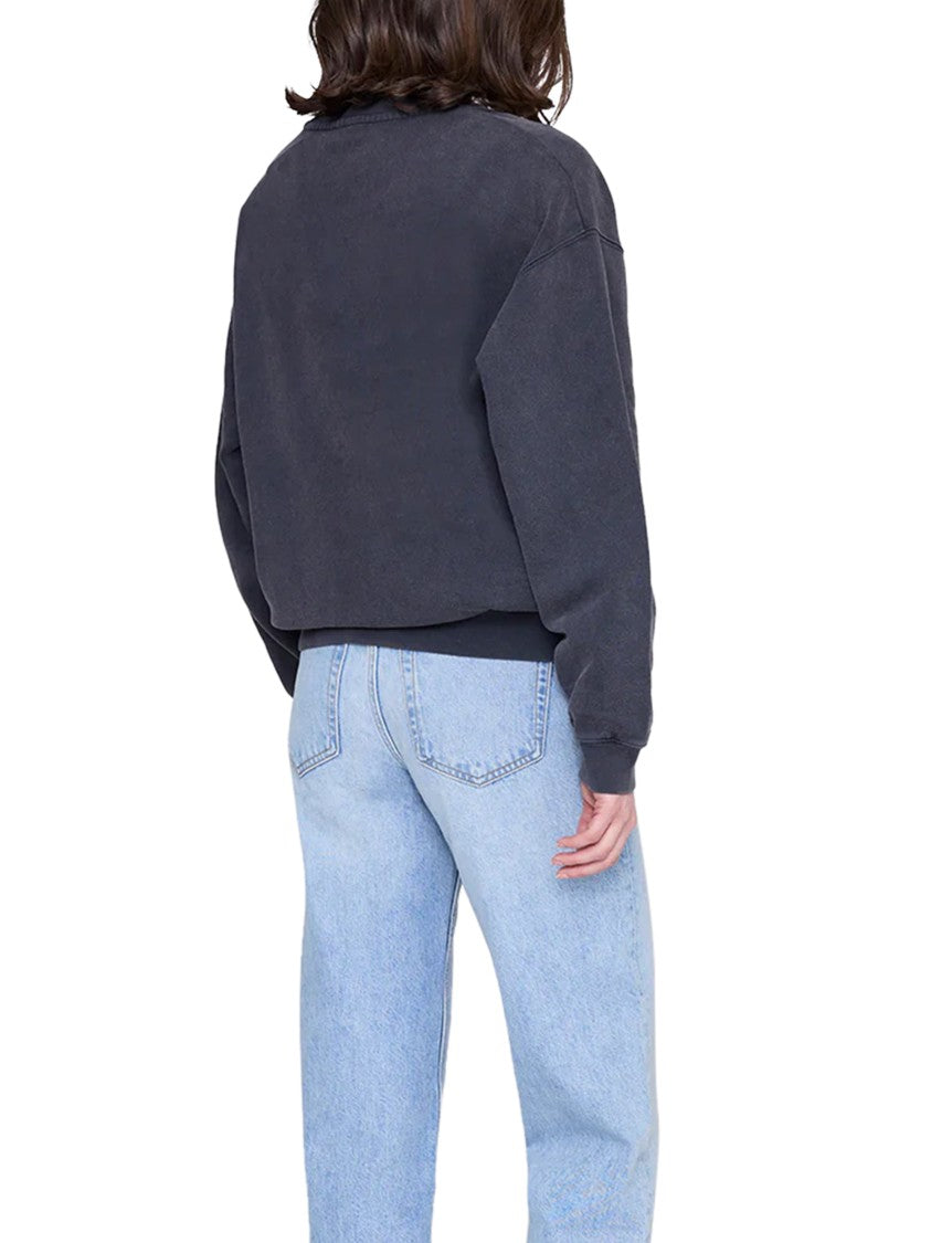 Anine Bing Vintage-Inspired Graphic Eagle Sweatshirt