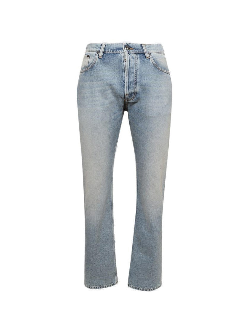 Lanvin Straight Leg Jeans Light Blue