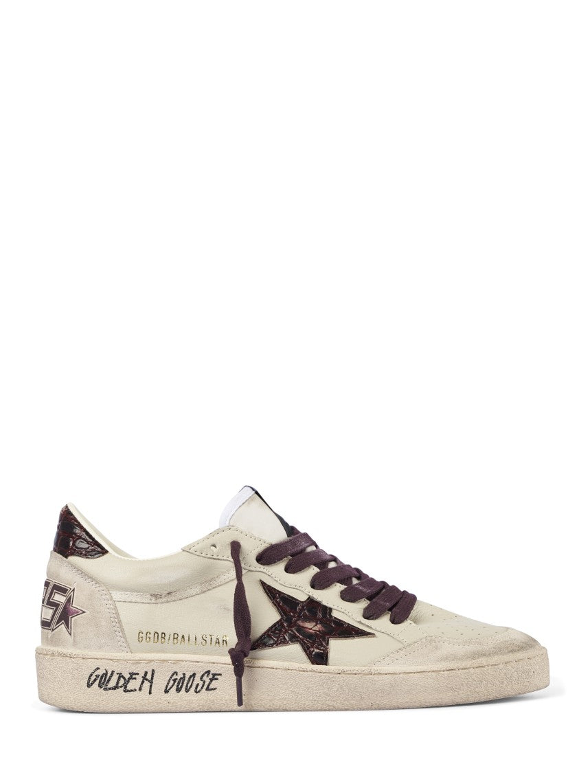 Golden Goose Low-Top Sneakers With Nappa Leather Upper And Distressed Sole