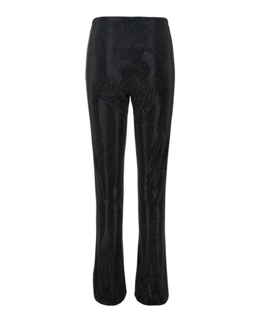Versace Crystal Embellished Flare Pants