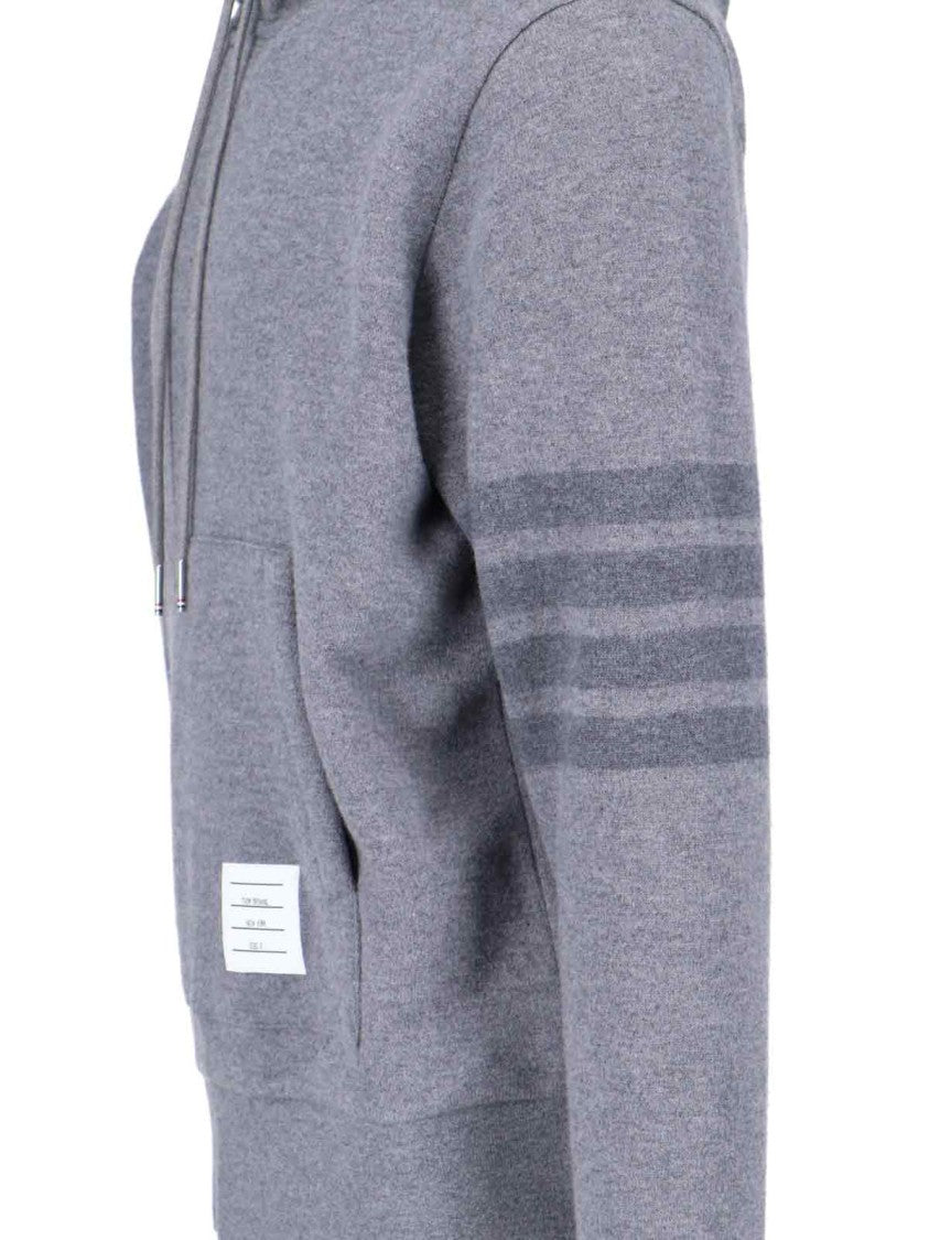 Thom Browne "Cappuccio" Hoodie – Grey
