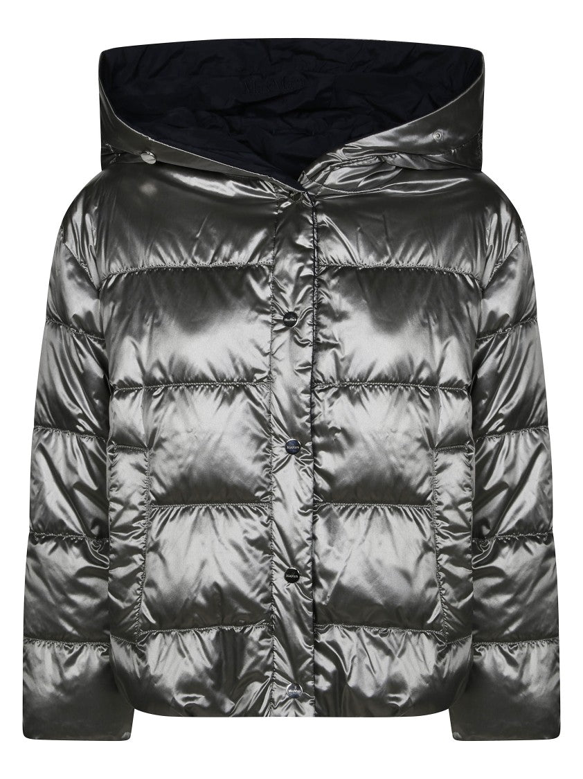 Max Mara Short Quilted Puffer Jacket With Hood