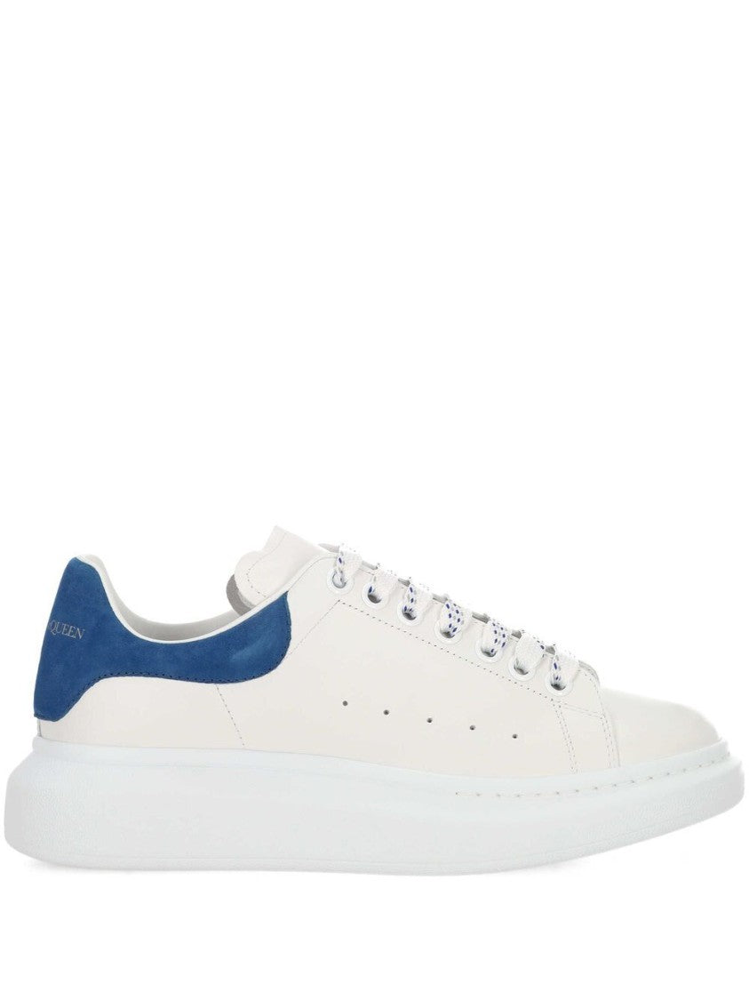 Alexander Mcqueen White Oversized Suede Accents Sneakers
