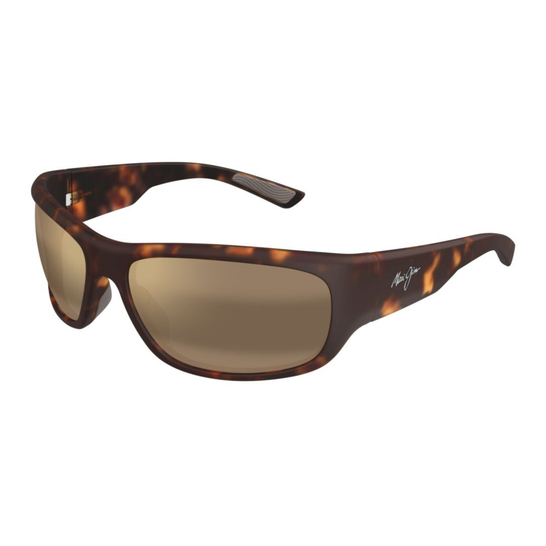 Maui Jim Maukele Rectangular Tortoiseshell Sunglasses With Brown-Tinted Lenses