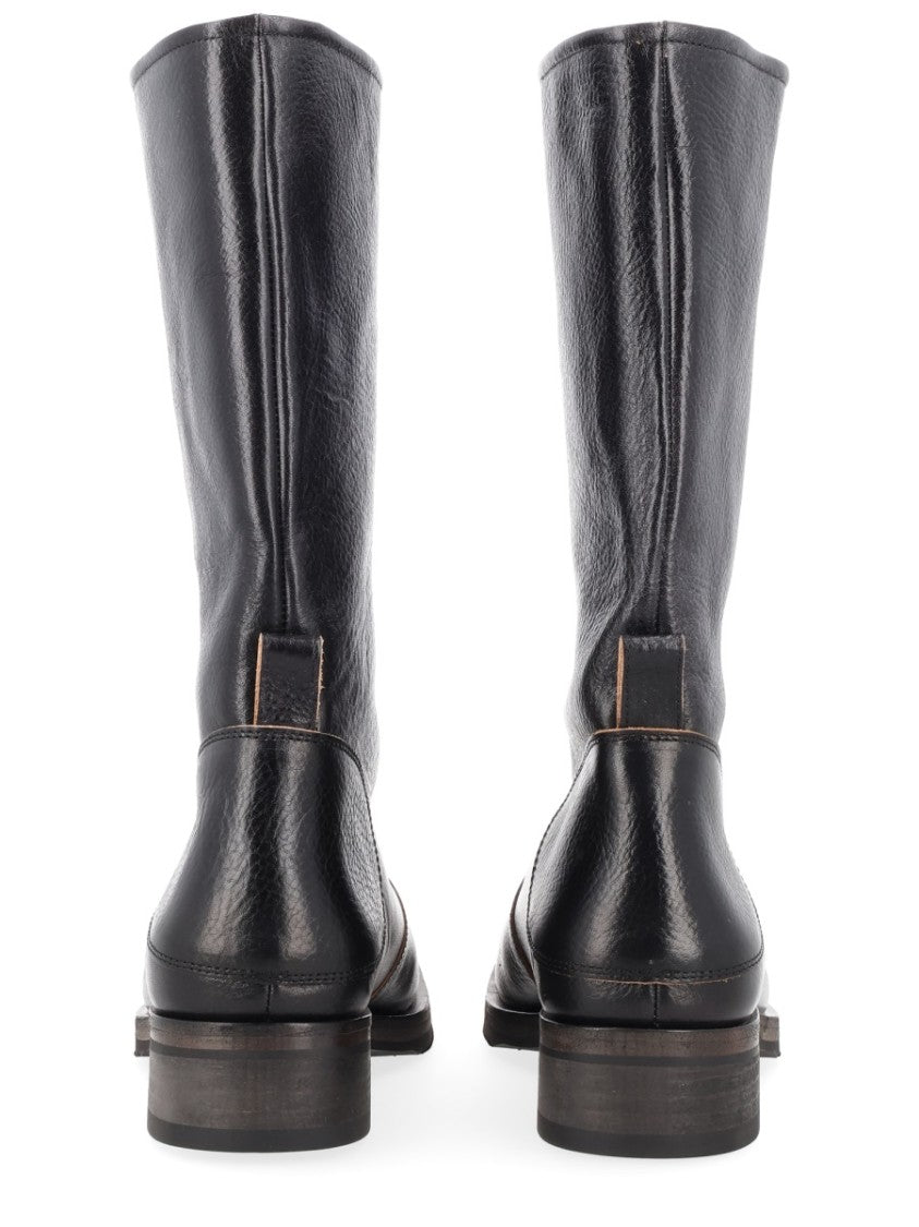 Our Legacy Black Haul Camion Leather Boots