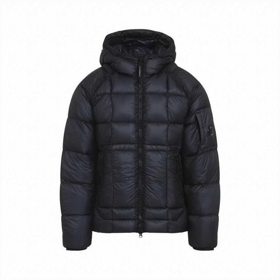 C.P. Company Hooded Down Puffer Jacket With Quilted Design