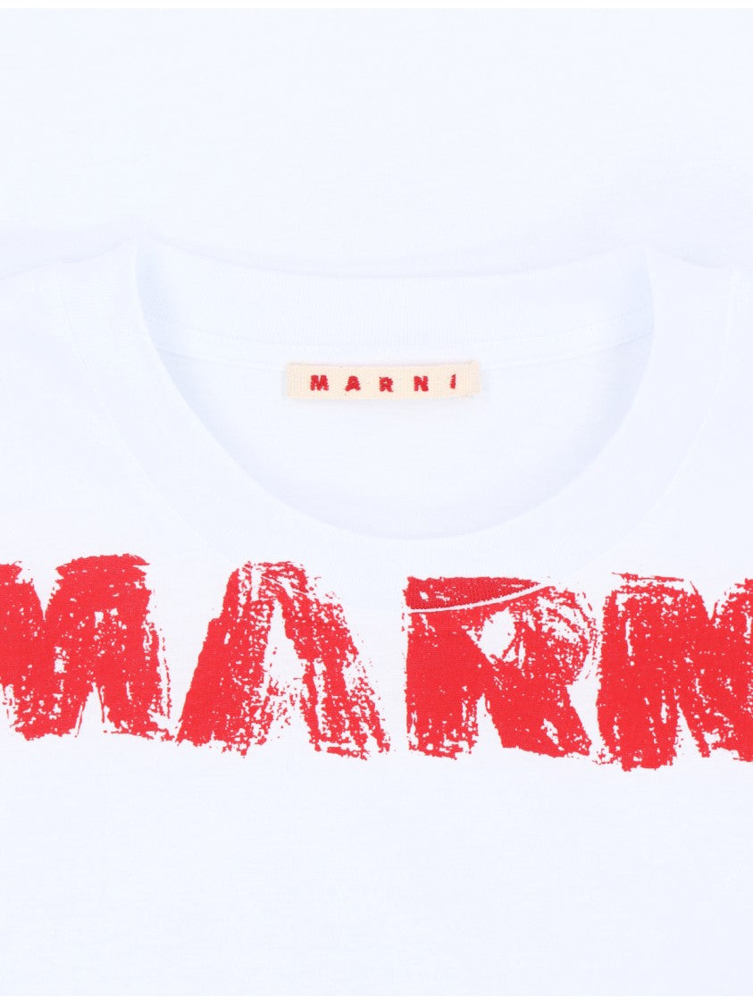 Marni Logo T-Shirt – White