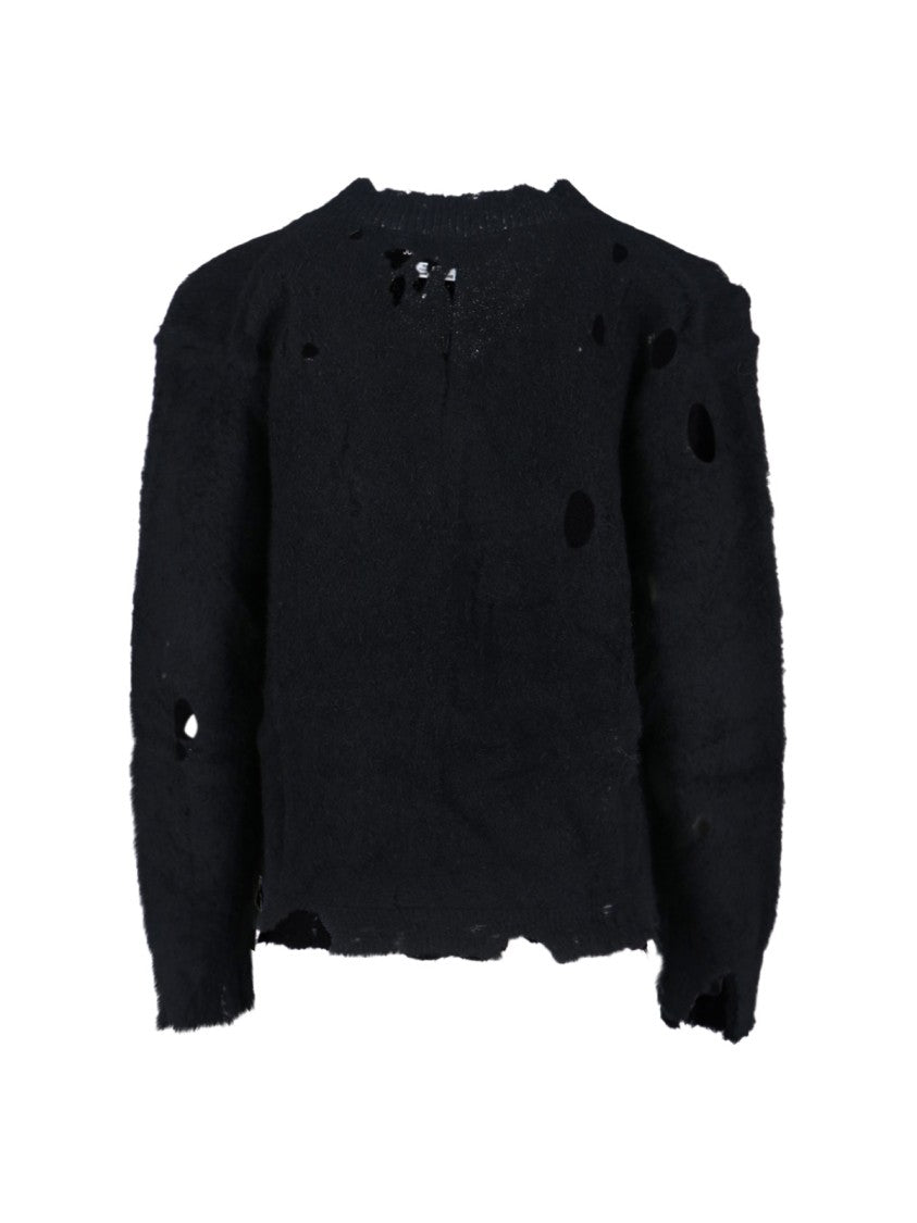 Junya Watanabe Classic Knit Black Sweater With Timeless Versatility