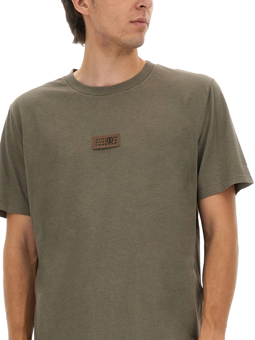 Mm6 By Maison Margiela Relaxed-Fit Cotton T-Shirt With Logo Patch