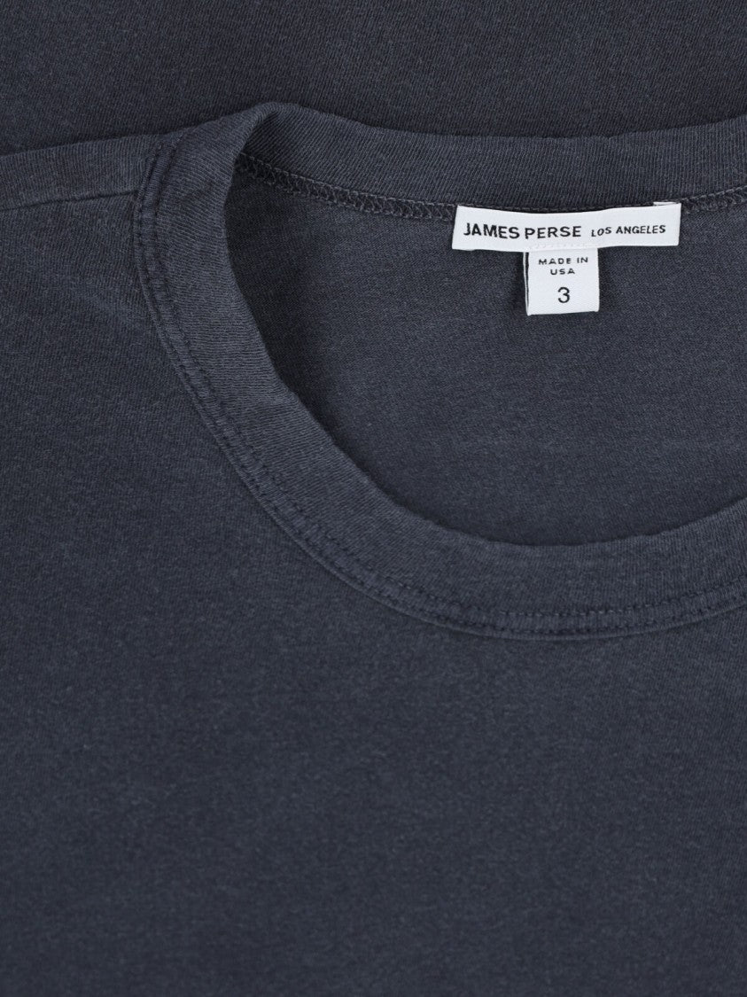 James Perse Blue Short-Sleeve Cotton T-Shirt