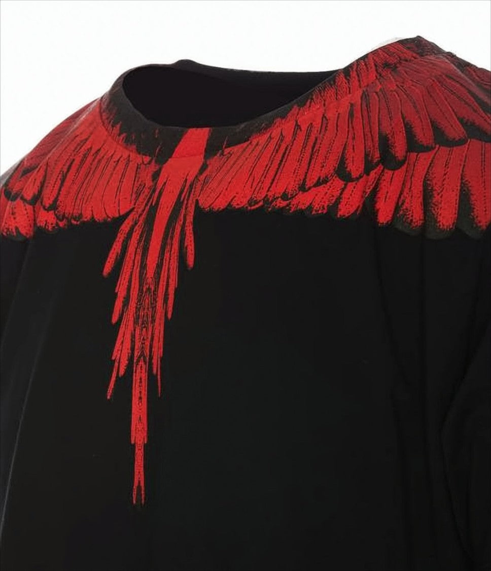 Marcelo Burlon Black Cotton T-Shirt