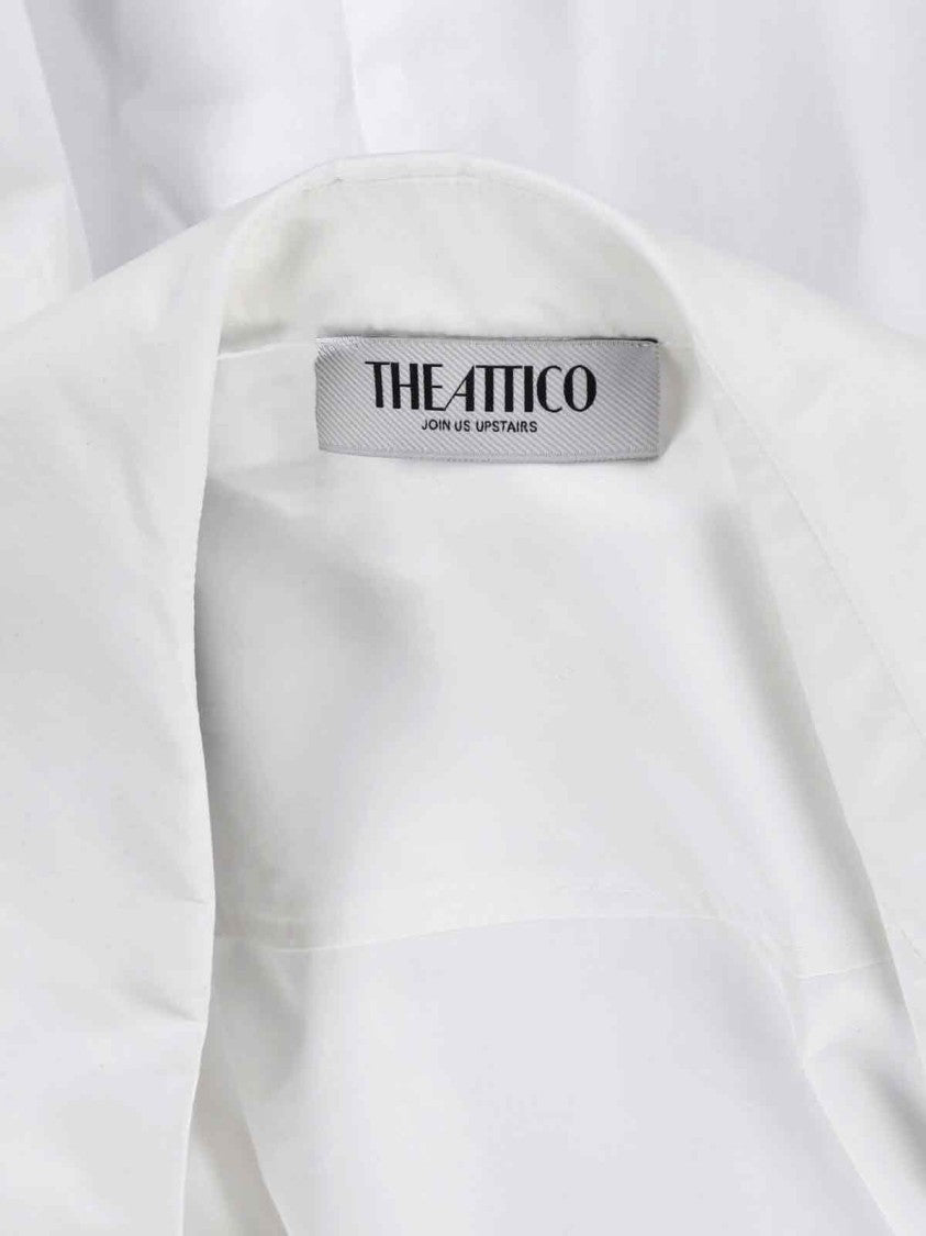 The Attico Asymmetric Shirt – White