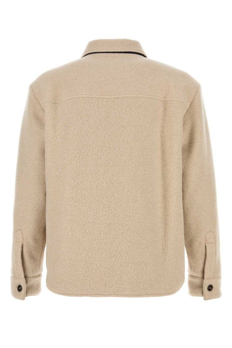 Fay Sand Wool Blend Jacket