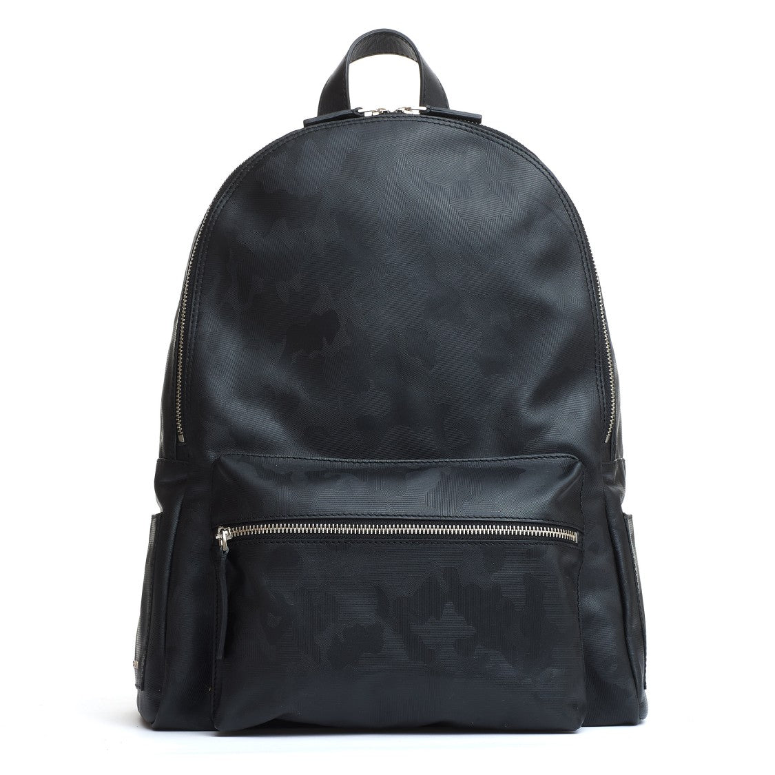 Orciani Black Camouflage Backpack