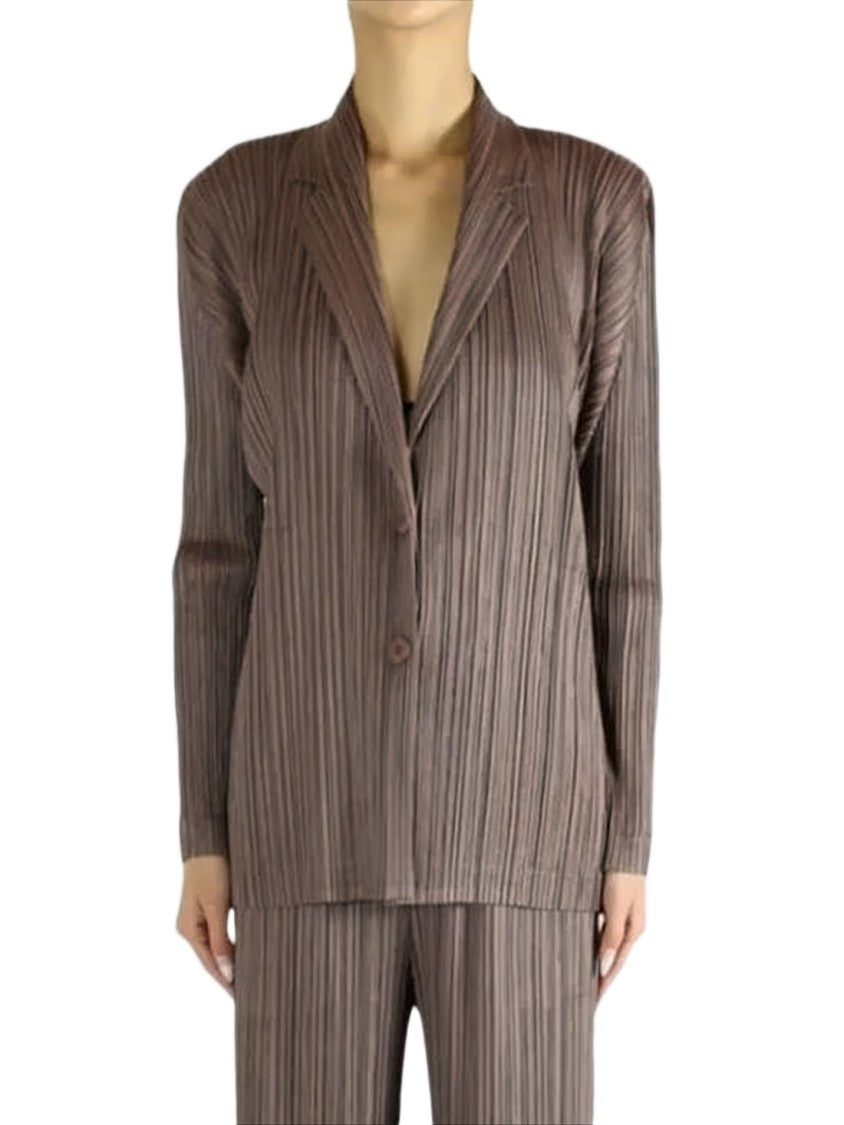 Pleats Please Vertical Pleated Jacket