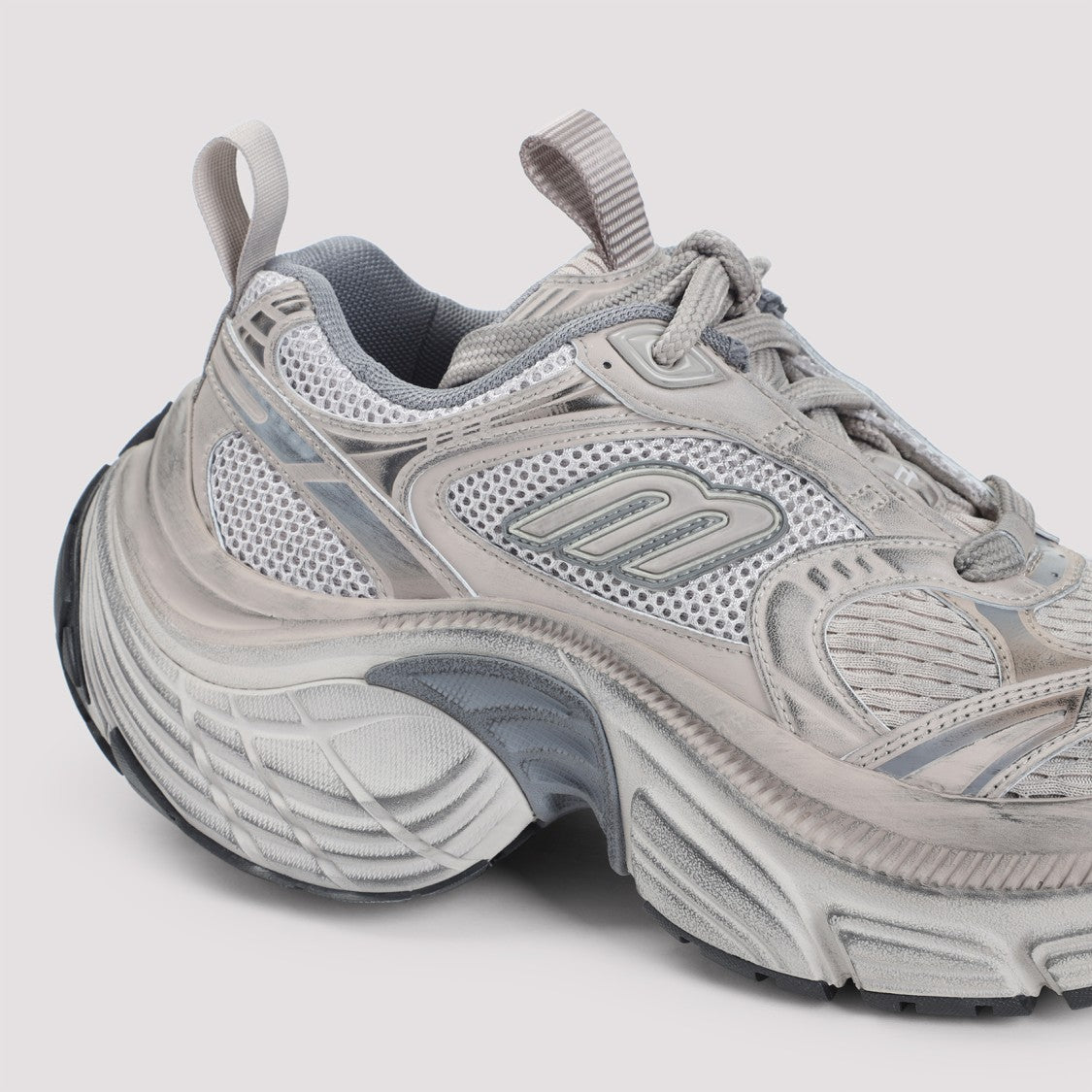 Balenciaga 6Xl Taupe Mix Grey And Black Polyurethane Sneakers