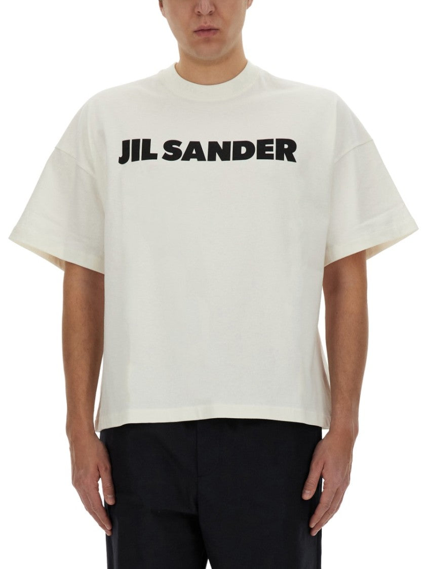 Jil Sander Relaxed-Fit Graphic Print T-Shirt With Crew Neckline