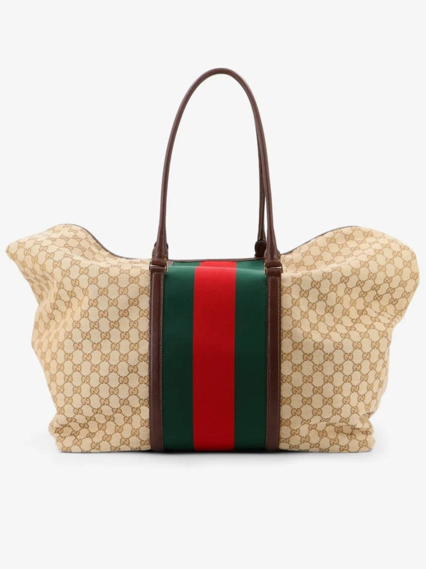 Gucci Beige Tote Orig.Gg Monogram Bag