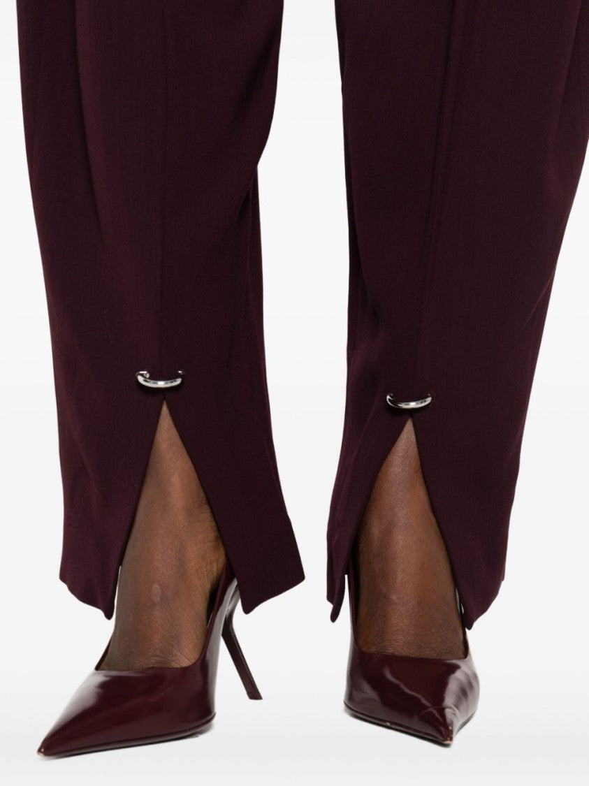 Mugler Pleated Front Trousers