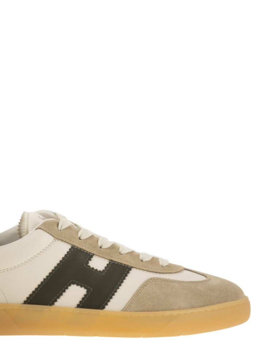 Hogan Cool - Leather Trainers With H On The Side