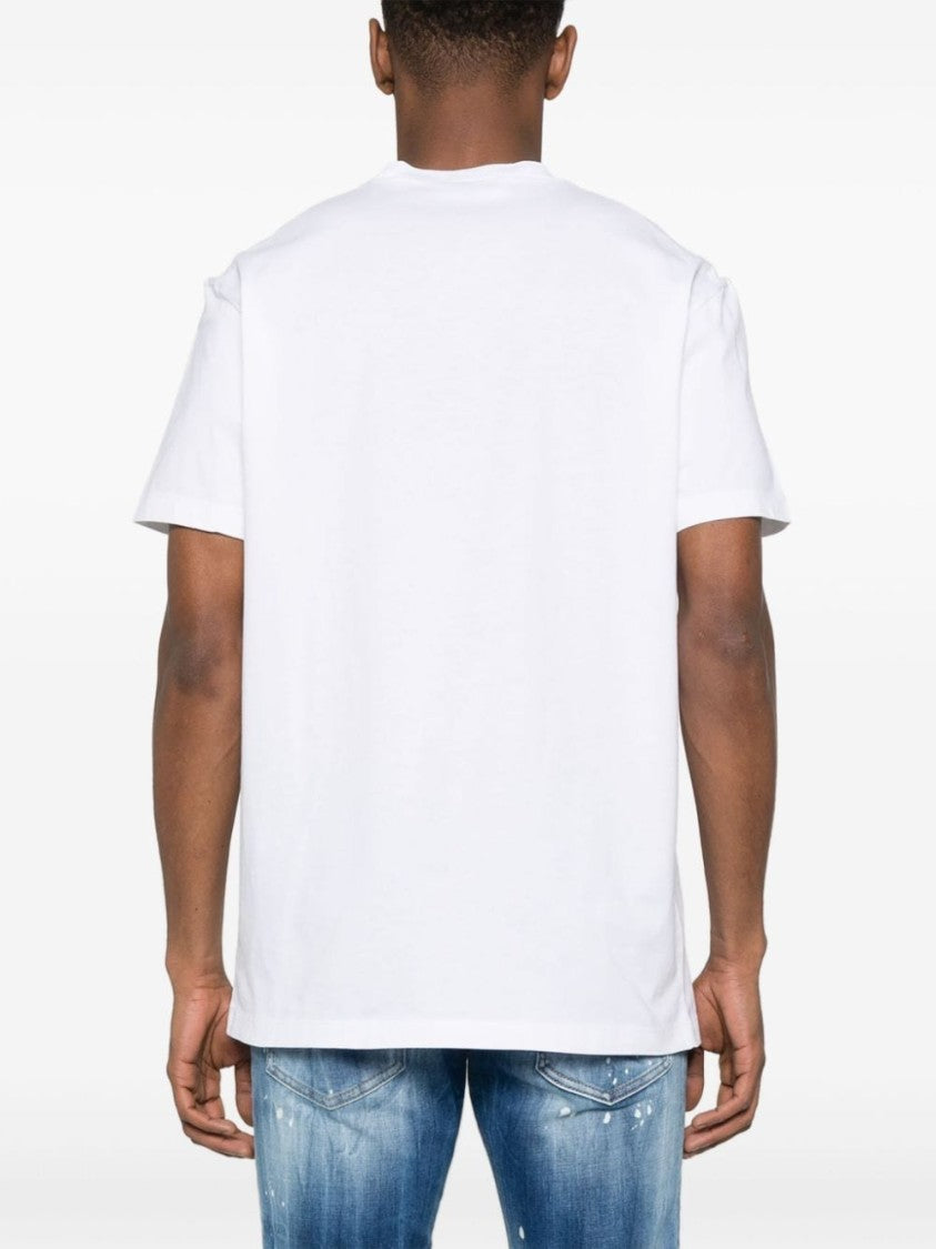 Dsquared2 Cotton Jersey Crew Neck T-Shirt
