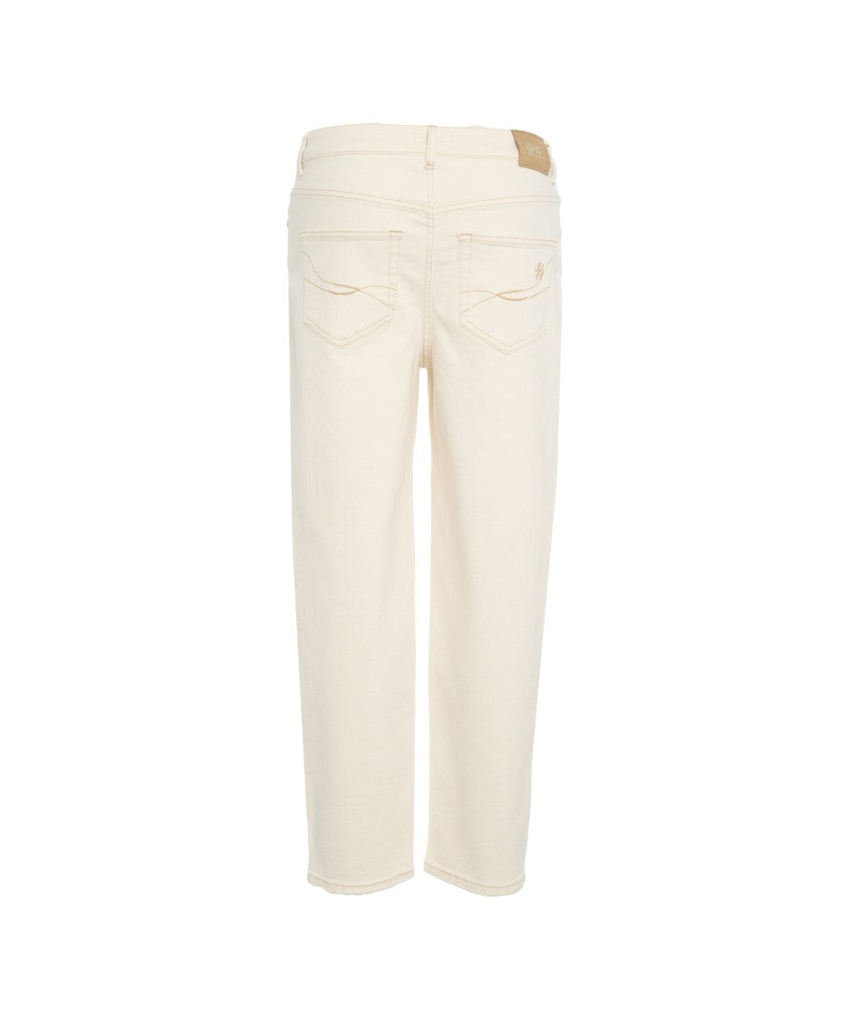 Liu Jo Cropped Straight-Cut Denim Jeans