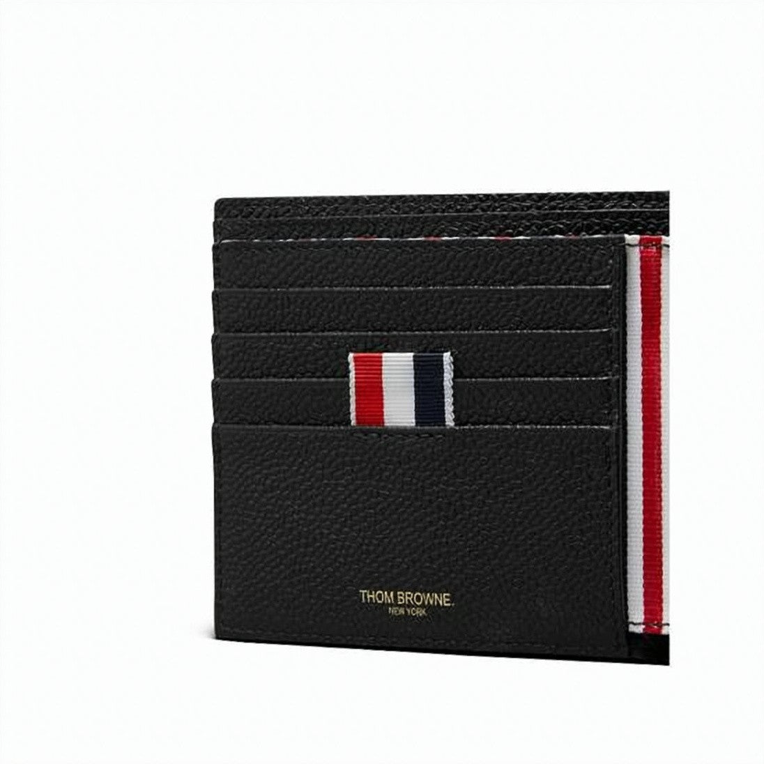 Thom Browne Textured Calf Leather Compact Bifold Wallet